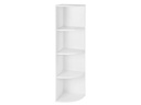 VASAGLE Regal 30 cm x 129.5 cm, Weiss