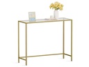VASAGLE Konsolentisch 80 cm x 100 cm, Gold