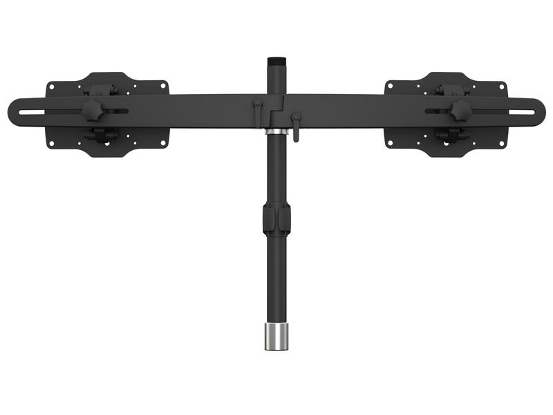 Multibrackets Tischständer EX Kit Dual bis 48 kg – Schwarz