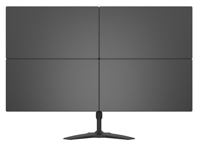 Multibrackets Tischständer EX Kit Dual bis 48 kg – Schwarz