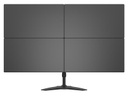 Multibrackets Tischständer EX Kit Dual bis 48 kg – Schwarz