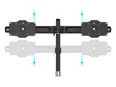 Multibrackets Tischständer EX Kit Dual bis 48 kg – Schwarz
