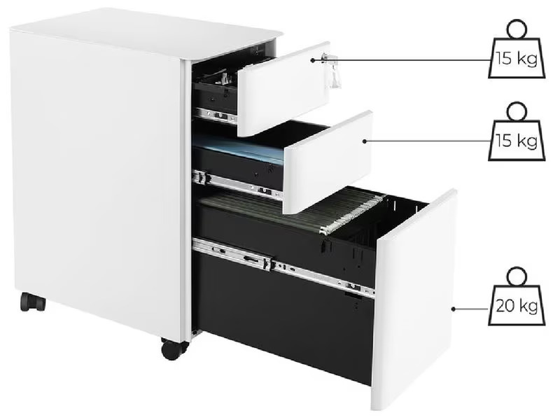 Songmics Multifunktionswagen OFC030W01 Weiss