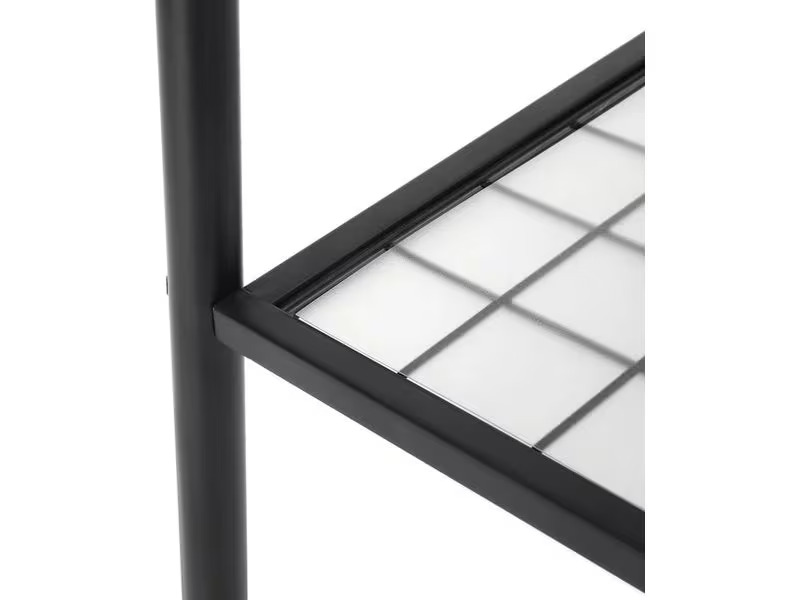 Songmics Garderobenständer 153 cm, Schwarz/Schwarz matt