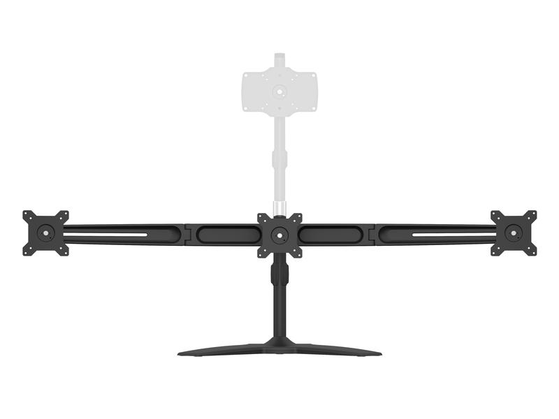 Multibrackets Tischständer EX Kit Triple bis 24 kg – Schwarz