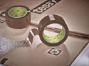 tesa Klebeband Eco &amp; Crystal 50 mm x 66 m, Braun, 1 Rolle