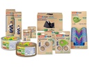 tesa Klebeband Eco &amp; Crystal 50 mm x 66 m, Braun, 1 Rolle