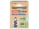 tesa Klebeband Eco &amp; Crystal 19 mm x 10 m, 1 Rolle