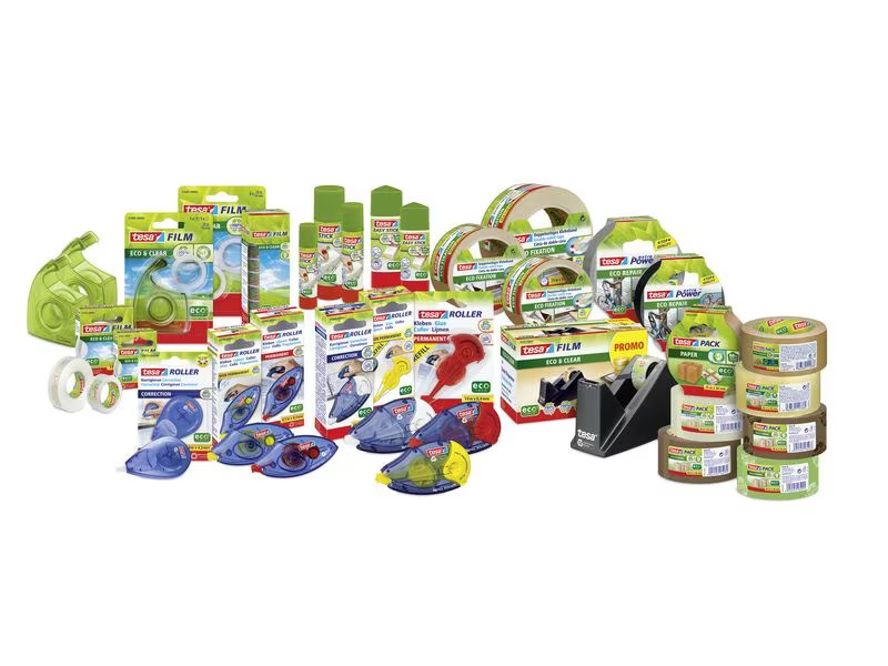 tesa Klebeband Bio &amp; Strong 50 mm x 66 m, Transparent