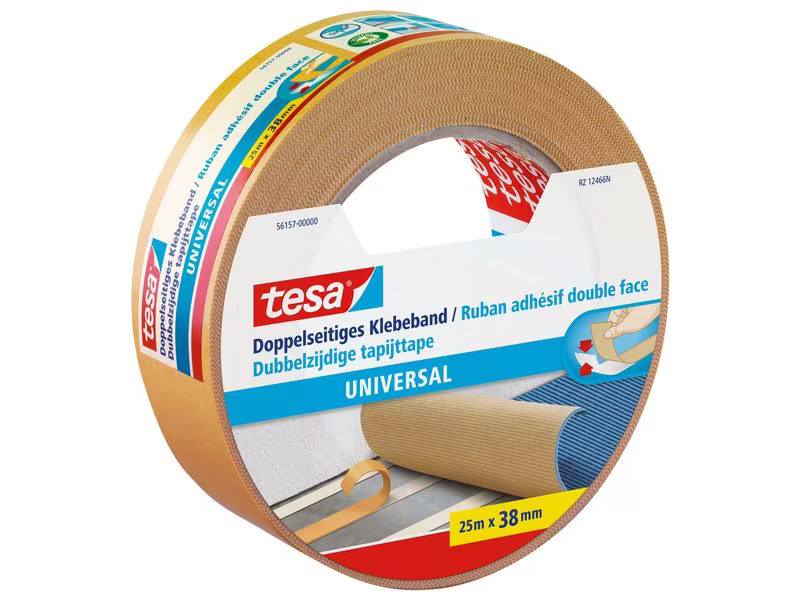 tesa Doppelseitiges Klebeband Universal, 25 m x 38 mm