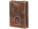 Alpenleder Portemonnaie Pocket Old Havanna