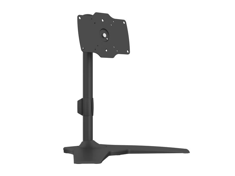 Multibrackets Tischständer Single bis 15 kg – Schwarz