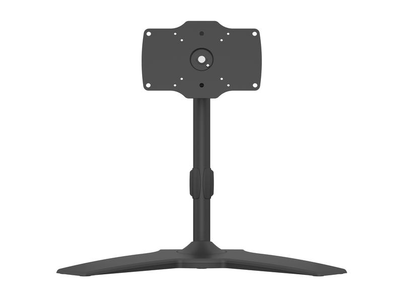 Multibrackets Tischständer Single bis 15 kg – Schwarz