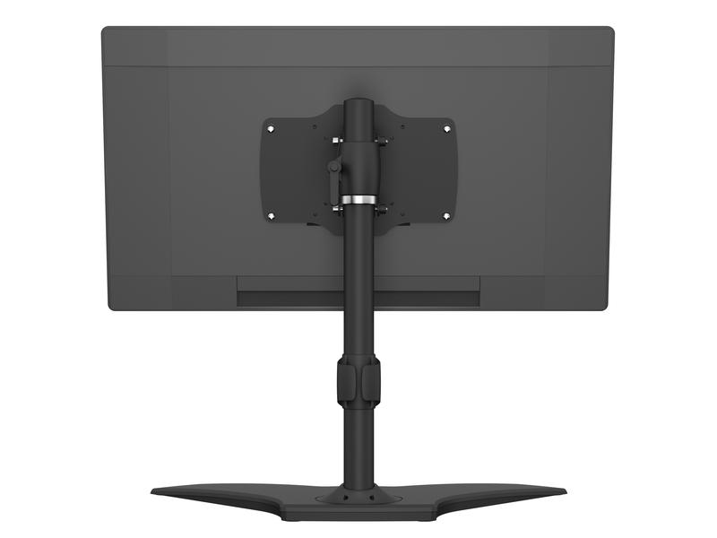 Multibrackets Tischständer Single bis 15 kg – Schwarz