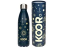 KOOR Yogamatte Kork Pro und Trinkflasche 500 ml