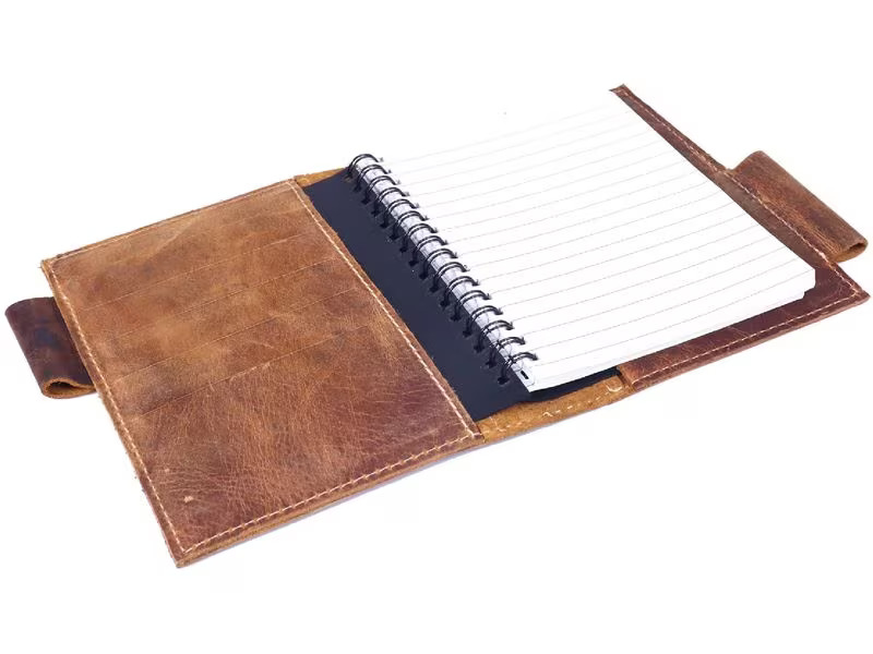Alpenleder Notizbuch Schiller A5, liniert, Wild Camel