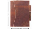 Alpenleder Notizbuch Schiller A5, liniert, Wild Camel