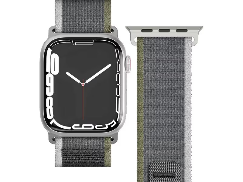 Vonmählen Armband Trekking Loop Apple Watch 42/44/45/49 mm Green/Gray