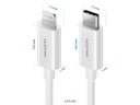 deleyCON USB 2.0-Kabel USB-C – Lightning 1 m