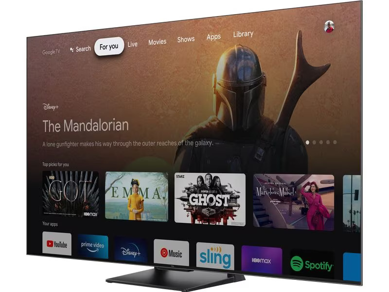 TCL TV 55T8A 55, 3840 x 2160 (Ultra HD 4K), QLED