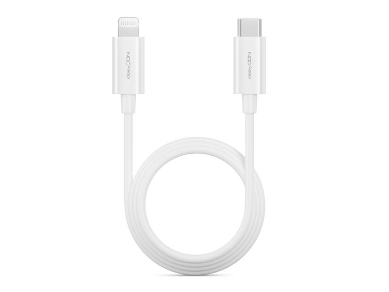 deleyCON USB 2.0-Kabel USB-C – Lightning 1 m