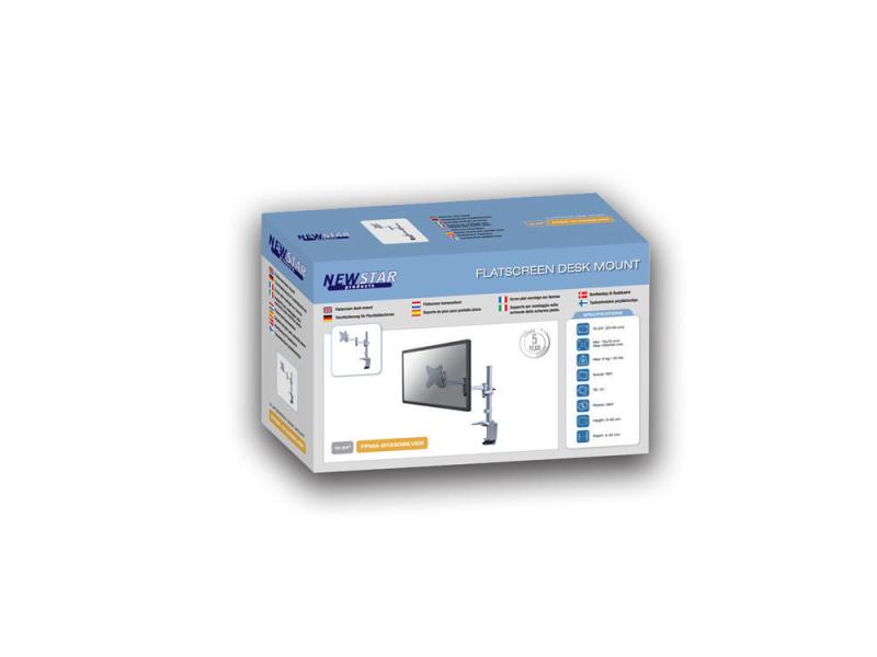 NewStar Tischhalterung FPMA-D1330SILVER bis 9 kg – Silber