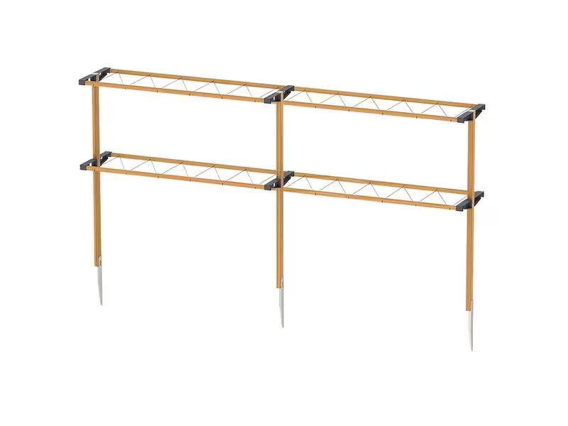 Gusta Garden BERRY BUDDY modulare Beerenrankhilfe Erweiterung Braun