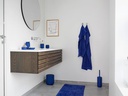Zone Denmark Badteppich Tiles 50 x 80 cm, Indigo