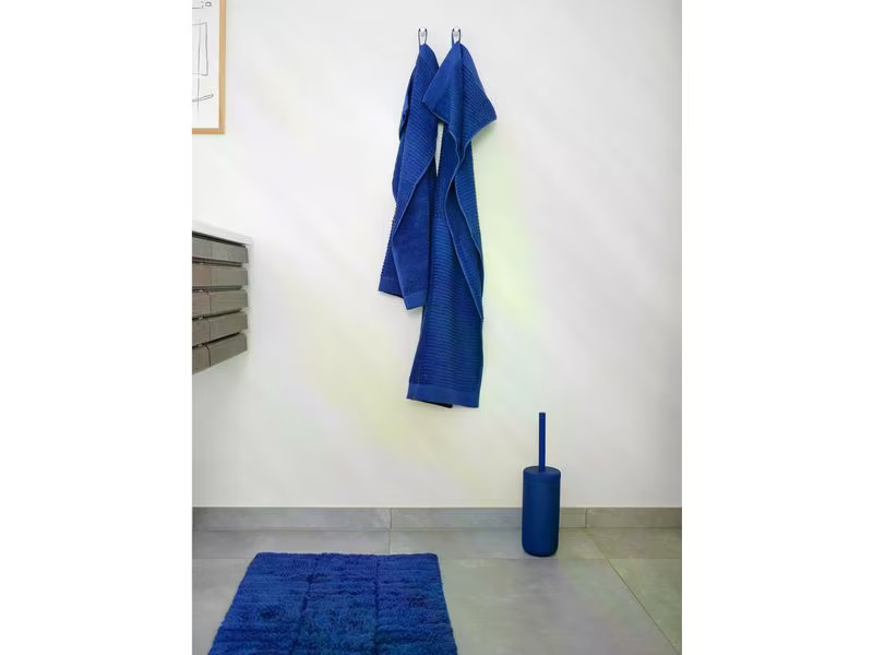 Zone Denmark Badteppich Tiles 50 x 80 cm, Indigo