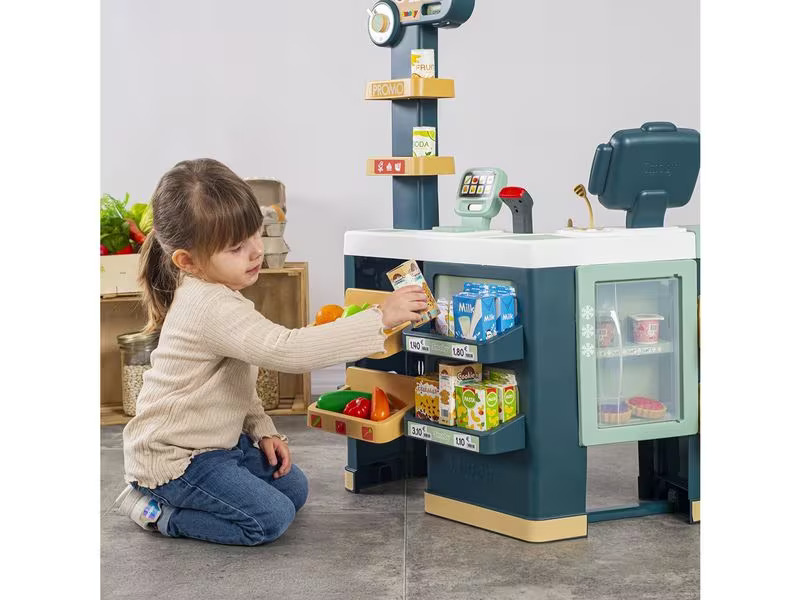 Smoby Supermarkt mit Einkaufswagen