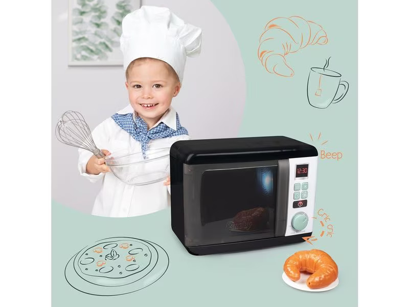 Smoby Spiel-Haushaltsgerät Tefal Mikrowelle elektronisch