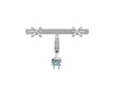 NewStar Tischhalterung FPMA-D940D bis 15 kg – Silber