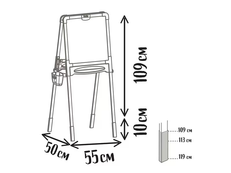 Smoby Holztafel
