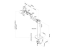 NewStar Tischhalterung FPMA-D960BLACKPLUS Tischhalterung bis 49