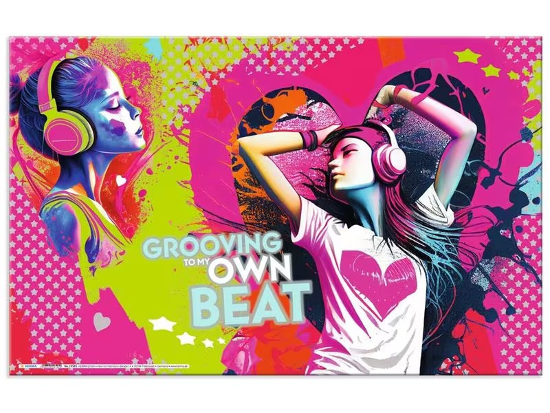 HERMA Schreibunterlage Music Girl 55 x 35 cm