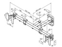 NewStar Wandhalter FPMA-W960D bis 12 kg – Schwarz