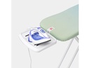 Brabantia Bügeltisch mit Dampfbügeleisenablage Soothing Sea 124 cm