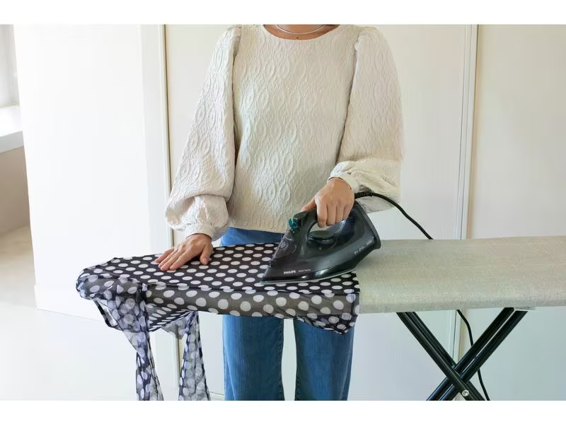 Brabantia Bügeltisch mit Dampfbügeleisenablage Denim Grey 124 x 38 cm