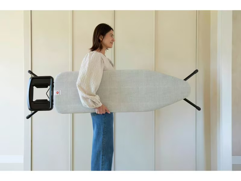 Brabantia Bügeltisch mit Dampfbügeleisenablage Denim Grey 124 x 38 cm