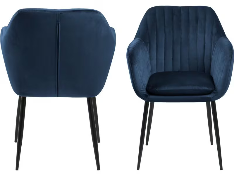 AC Design Stuhl Emilia Dunkelblau