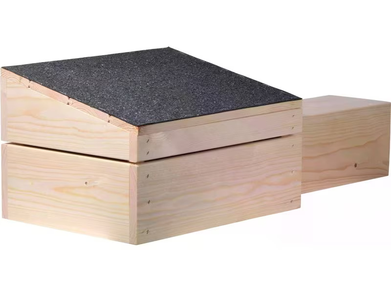 dobar Igelhaus mit Eingang, 74.5 x 29 x 24 cm, Schwarz