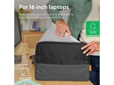 Trust Notebook-Sleeve Lisboa Schwarz, 16