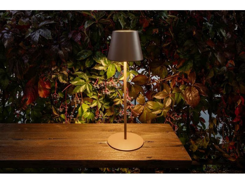 STT Tischleuchte Motion USB Luna, Bronze