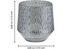 EGLO Leuchten Windlicht Bezamby 3 Stück, Grau