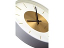 NeXtime Wanduhr Retro II Ø 25 cm, Gold/Weiss