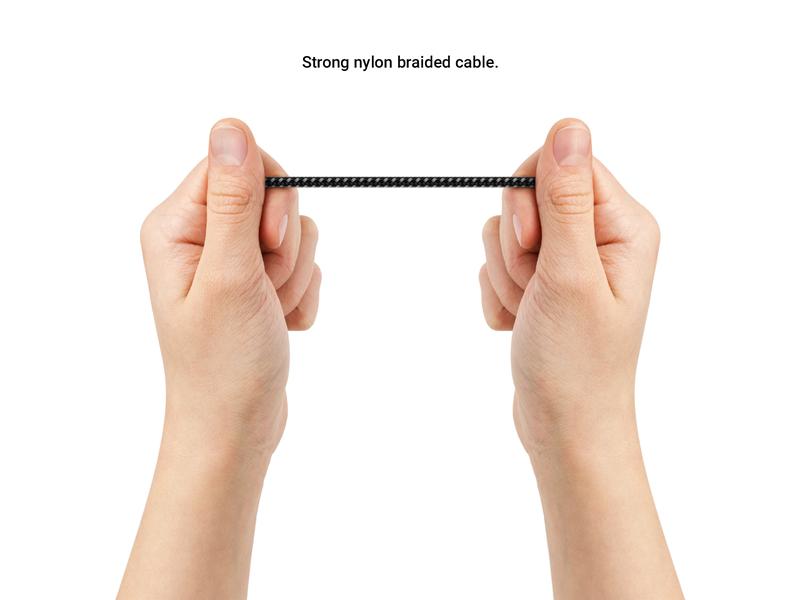 deleyCON USB-2.0-Kabel USB C - Lightning 1 m