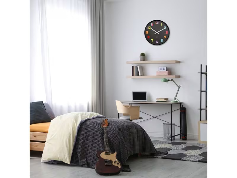 NeXtime Wanduhr Game Ø 35 cm, Mehrfarbig