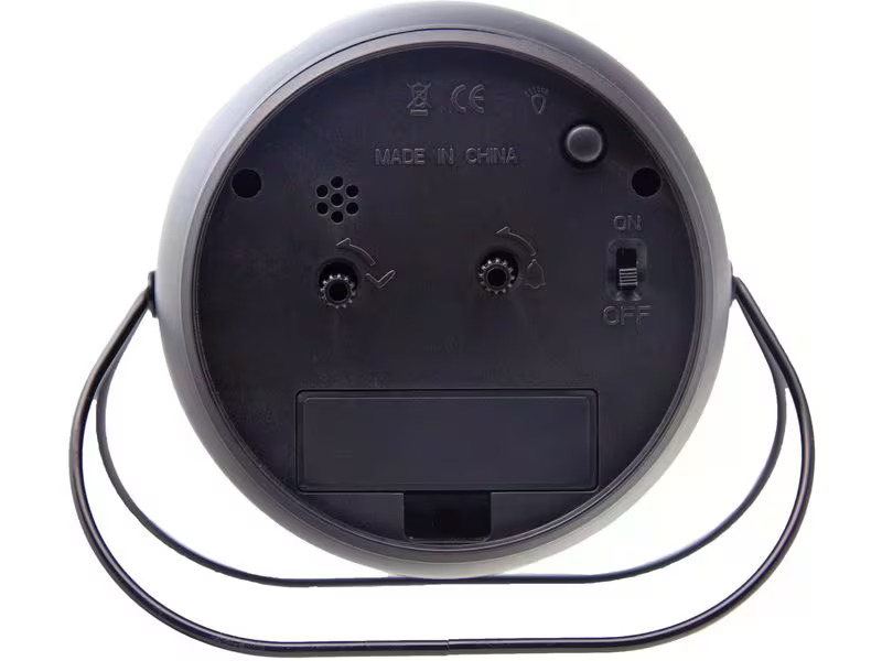 NeXtime Klassischer Wecker Bubble Schwarz