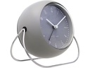 NeXtime Klassischer Wecker Bubble Grau