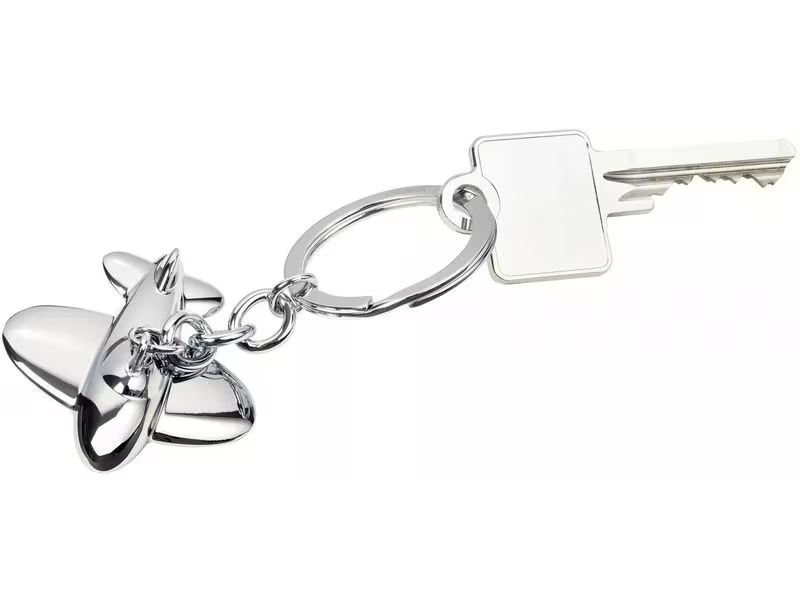 Troika Schlüsselanhänger Jetsetter Silber